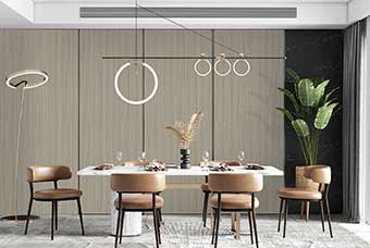 上海轻奢风格-餐厅