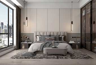 上海现代风格-卧室