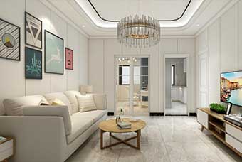 上海现代风格-客厅