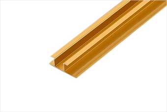 上海航空纤维墙咔铝合金带灯中条（钛金氧化）