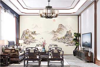 上海森佰汇航空纤维墙咔（巴山蜀水）