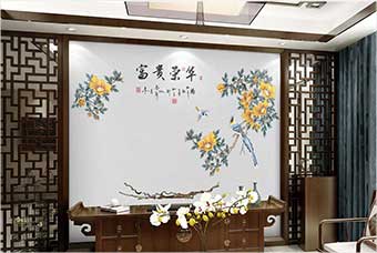 上海森佰汇航空纤维墙咔(富贵荣华)