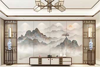 上海森佰汇航空纤维（山水画系列）