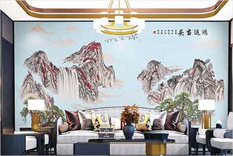 上海森佰汇航空纤维墙咔（鸿运当头）